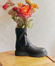 【PARADIS COULEUR】防滑ソール撥水ストレッチショートブーツ