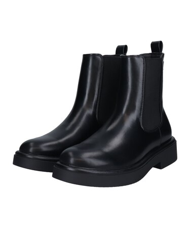 【ROUND ABOUT】プルストラップサイドゴアショートブーツ