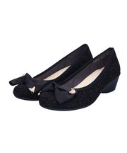 【BRIDGET BIRKIN WALK】コーナーパーツリボンウォーキングパンプス