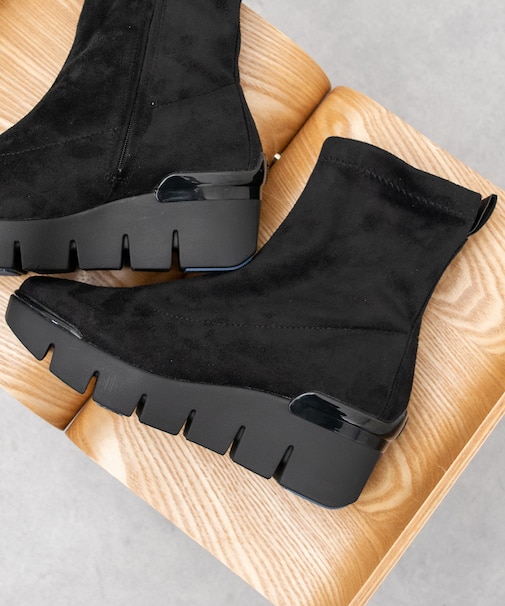 【bussola】撥水アイスグリップソールショートブーツ