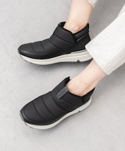 【bussola】撥水キルティングアンクルブーツ