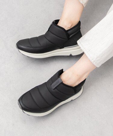 【bussola】撥水キルティングアンクルブーツ