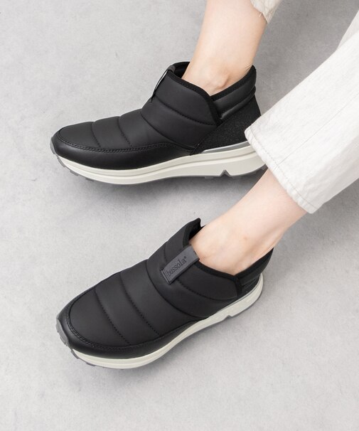 【bussola】撥水キルティングアンクルブーツ