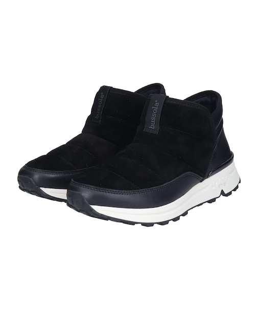 【bussola】撥水キルティングアンクルブーツ