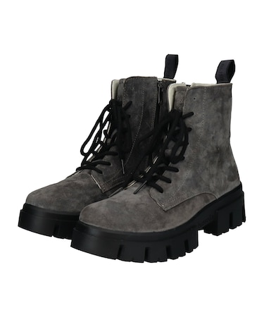 【bussola】撥水厚底レースアップショートブーツ