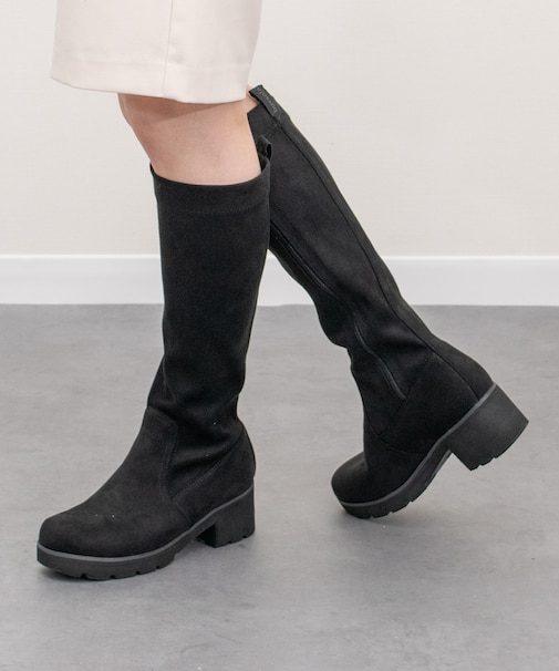 【bussola】撥水アイスグリップソールロングブーツ