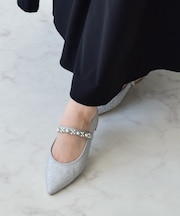【BRIDGET BIRKIN】キラキラストラップポインテッドパンプス