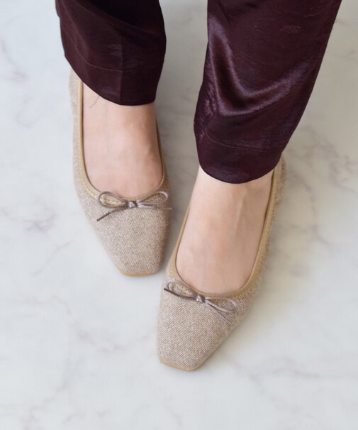 【BRIDGET BIRKIN】スクエアデイリーバレエシューズ