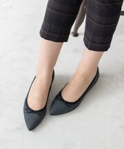 【BRIDGET BIRKIN】ポインテッドデイリーバレエシューズ