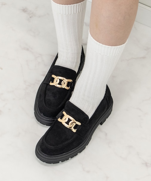 【BRIDGET BIRKIN】チェーンベルトローファー