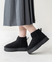 【BRIDGET BIRKIN】スエード調ムートンブーツ