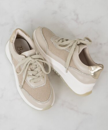 【BRIDGET BIRKIN】ビジューレーンコンビスニーカー