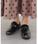 【INTER-CHAUSSURES】レースリボンエナメルキルトシューズ