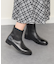 【CORSO ROMA，9】ラウンドトウベーシックショートブーツ