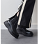 【CORSO ROMA，9】厚底サイドゴアブーツ