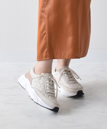 【BRIDGET BIRKIN】キルティングスタッズスニーカー