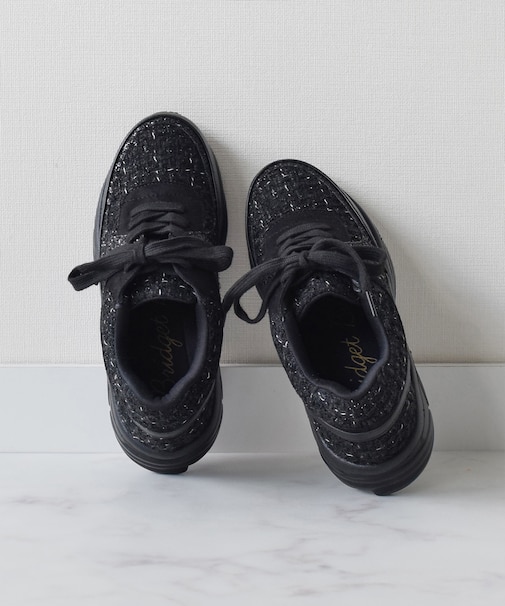 《撥水仕様》【BRIDGET BIRKIN】異素材コンビスニーカー