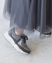 【BRIDGET BIRKIN】異素材コンビスニーカー