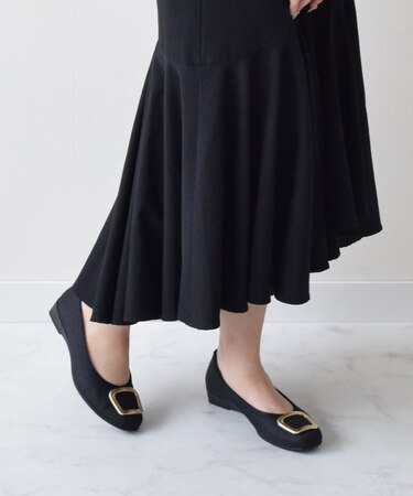 【BRIDGET BIRKIN WALK】メタルバックルウォーキングパンプス