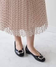 【BRIDGET BIRKIN WALK】メタルバックルウォーキングパンプス