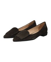 《新色入荷》【FABIO RUSCONI】ローヒールポインテッドトウパンプス