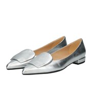《新色入荷》【FABIO RUSCONI】ローヒールポインテッドトウパンプス
