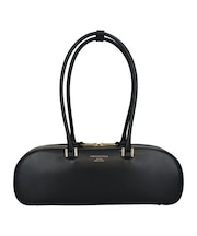 【CHRISTIAN VILLA】レザーワイドミディアムショルダーバッグ