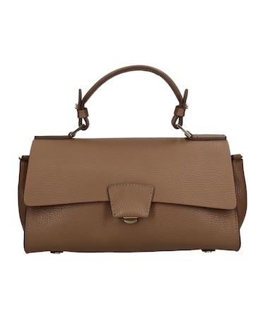 【LORISTELLA】レザーハンドルフラップバッグ