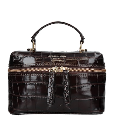 【CHRISTIAN VILLA】ボックスシルエットミニハンドバッグ