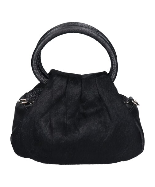 【Andrea Cardone】異素材コンビハンドバッグ