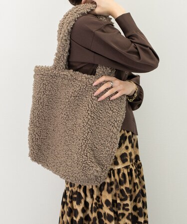 【Andrea Cardone】ボアトートバッグ