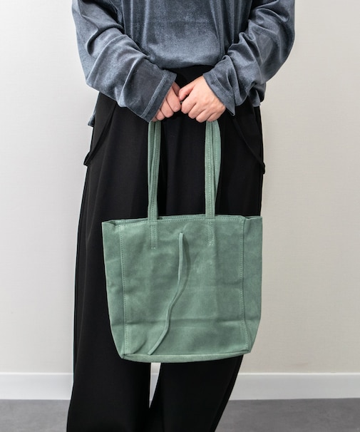 【Andrea Cardone】スエードミディアムトートバッグ