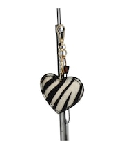 【Andrea Cardone】ハート型レザーキーチャーム