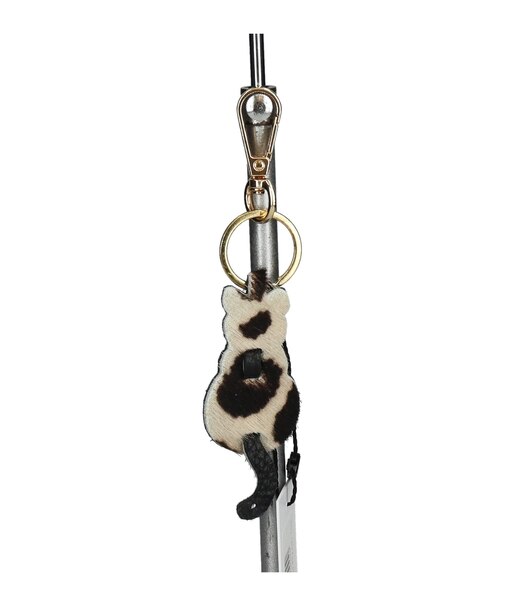 【Andrea Cardone】ネコ型レザーキーチャーム