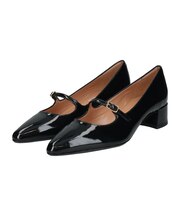 【INTER-CHAUSSURES】ポインテッドトウワンストラップパンプス