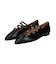 【INTER-CHAUSSURES】ベルテッドフラットパンプス