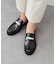 【INTER-CHAUSSURES】ラウンドトウメタルベルトローファー