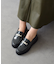 【INTER-CHAUSSURES】ラウンドトウメタルベルトローファー