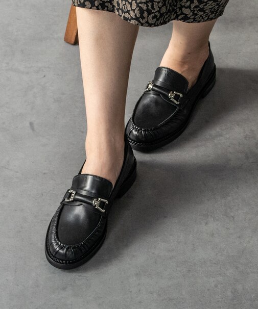【INTER-CHAUSSURES】ラウンドトウベーシックローファー