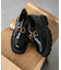 【INTER-CHAUSSURES】撥水厚底チェーンローファー