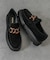 【INTER-CHAUSSURES】撥水厚底チェーンローファー