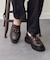 【INTER-CHAUSSURES】撥水厚底チェーンローファー