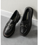 【INTER-CHAUSSURES】撥水厚底ビットローファー