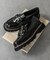 【INTER-CHAUSSURES】撥水厚底ビットローファー