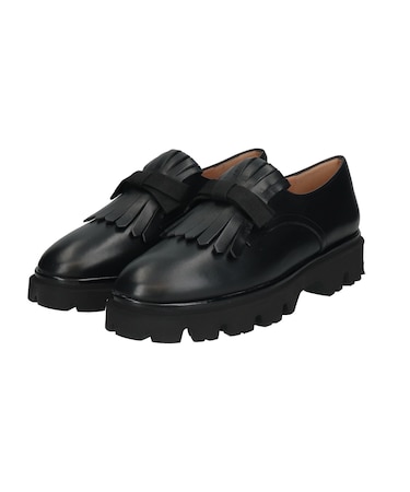 【INTER-CHAUSSURES】リボンキルトタンクソールシューズ