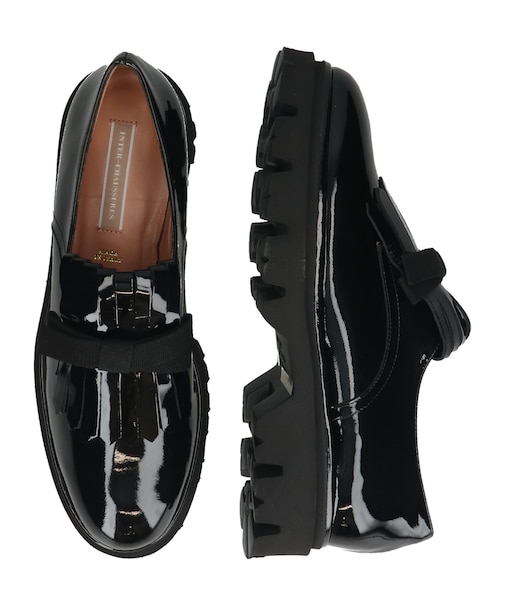 【INTER-CHAUSSURES】リボンキルトタンクソールシューズ