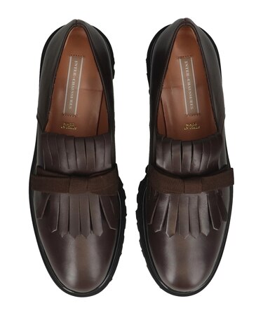 【INTER-CHAUSSURES】リボンキルトタンクソールシューズ