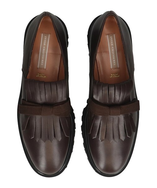 【INTER-CHAUSSURES】リボンキルトタンクソールシューズ