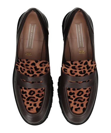 【INTER-CHAUSSURES】ラウンドトウタンクソールローファー
