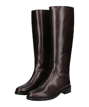 【INTER-CHAUSSURES】ラウンドトウバックジップジョッキーブーツ